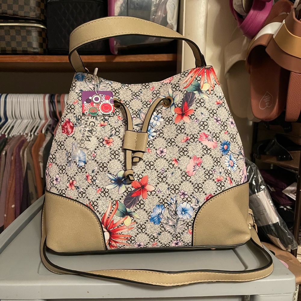 Floral Bucket Bag